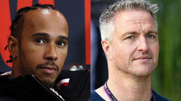 (L-R) Lewis Hamilton, Ralf Schumacher