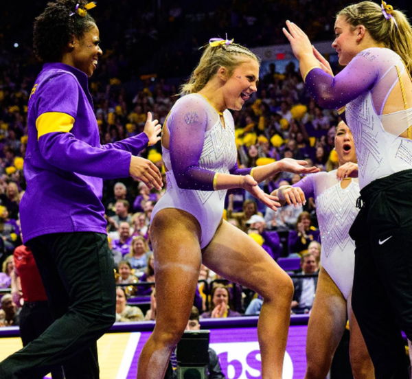 LSU Gymnastics’ NCAA Victory Sparks Fan Euphoria After Intense Battle