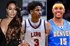 La La Anthony, Kiyan Antony, and Carmelo Anthony