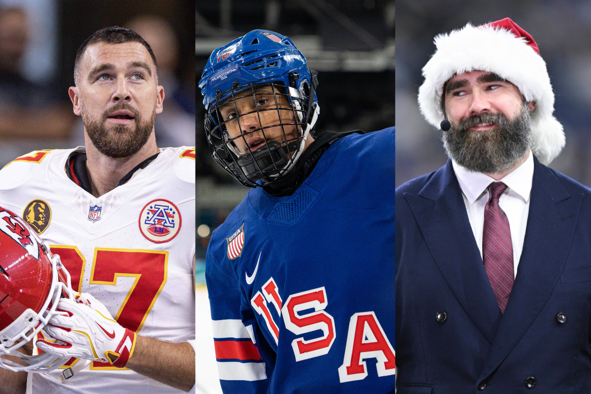 Travis and Jason Kelce Share Cleveland’s Team USA Star’s Gold Medal Olympics Moment