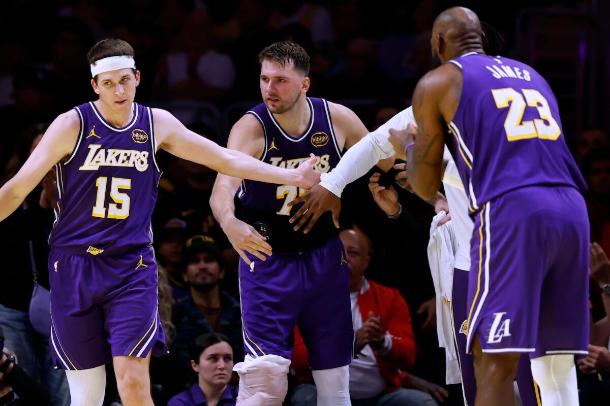 Lakers, Austin Reaves, LeBron James, Luka Doncic