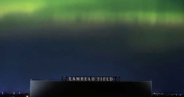 Lambeau Aurora Borealis