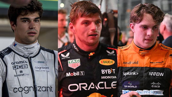 Lance Stroll Max Verstappen Oscar Piastri