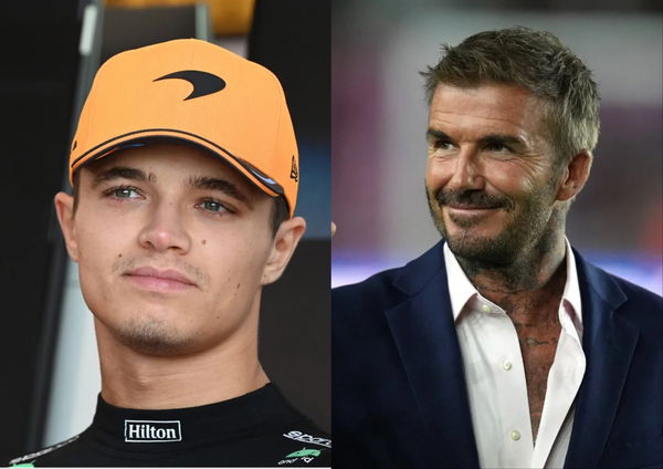 Lando Norris David Beckham