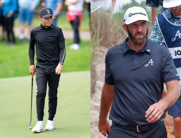 Lando Norris Dustin Johnson