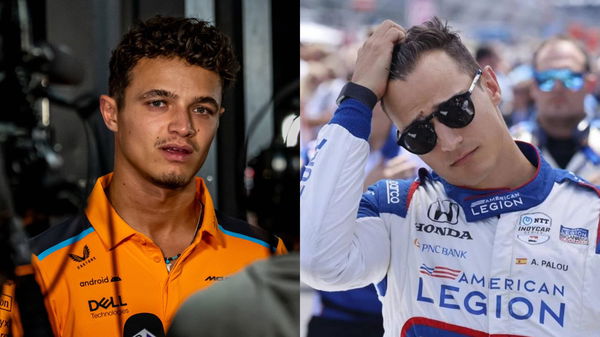 Lando Norris and Alex Palou