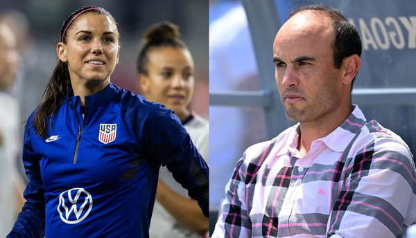 Landon Donovan and Alex Morgan