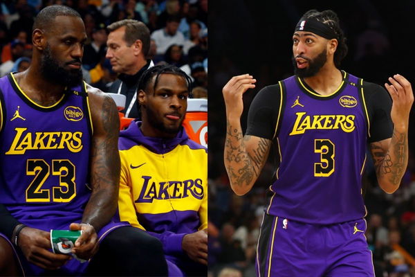 LeBron James, Bronny James, Anthony Davis