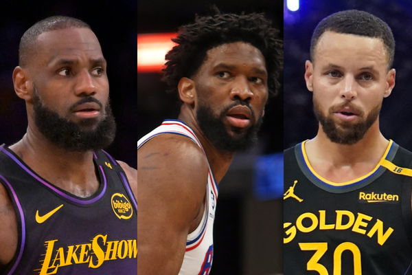 LeBron James, Joel Embiid, Stephen Curry