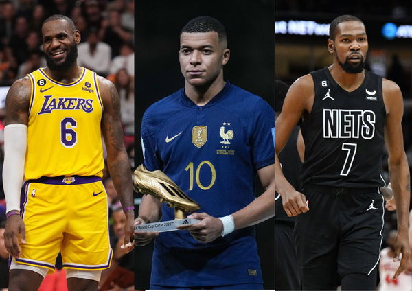 LeBron James Kylian Mbappe and Kevin Durant