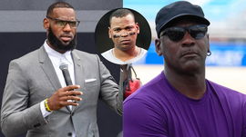 LeBron James, Rafael Devers and Michael Jordan