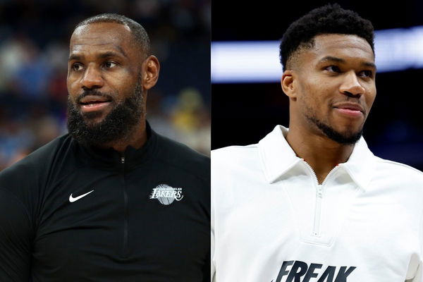 LeBron James and Giannis Antetokounmpo