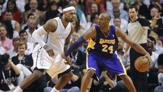LeBron James and Kobe Bryant