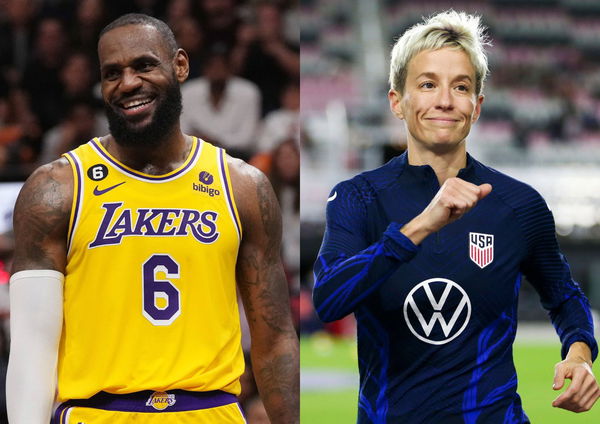 LeBron James and Megan Rapinoe