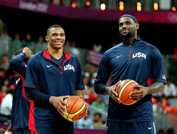 LeBron James and Russell Westbrook