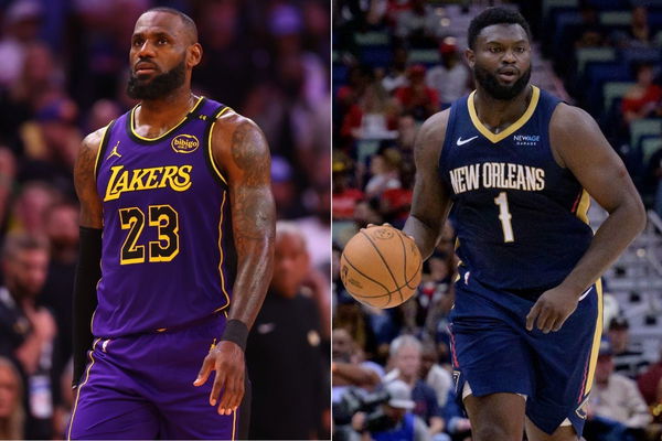 LeBron James and Zion Williamson