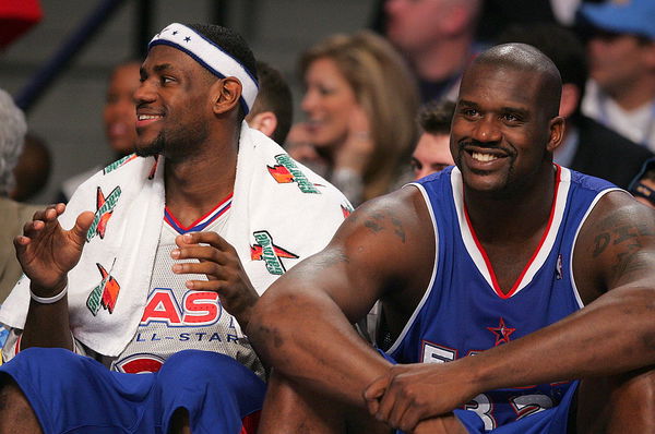 Michael Jordan of the Eastern Conference All Stars smiles during the  News Photo - Getty Images