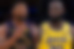LeBron James and Marcus Smart