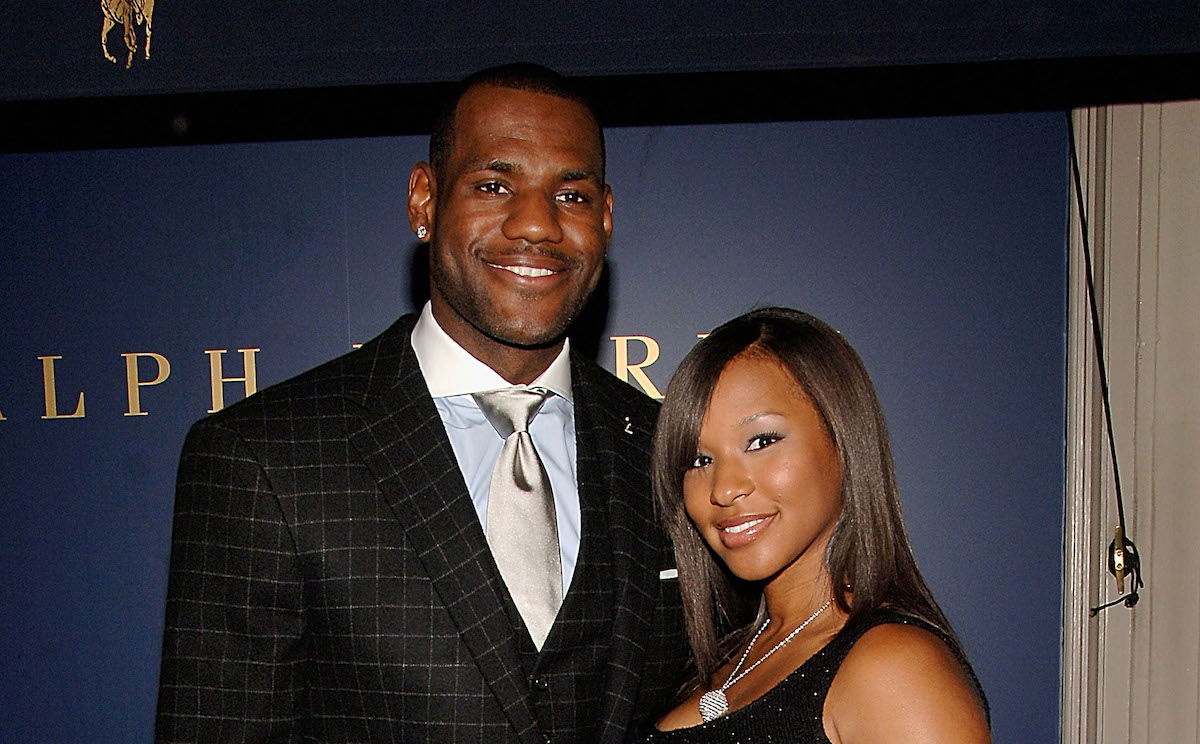 lebron james wife high school