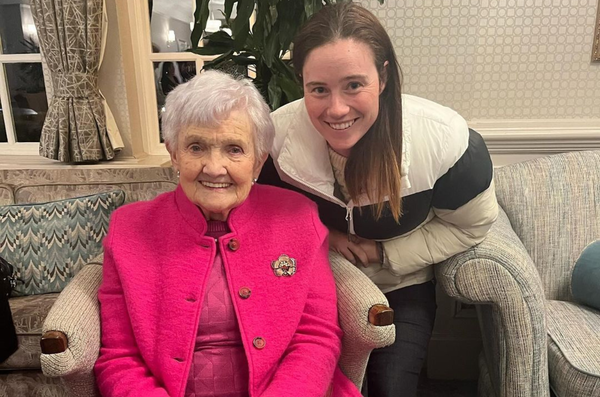 Leona Maquire and grandma Kathleen Maguire