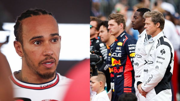 Lewis Hamilton Brad Pitt Max Verstappen