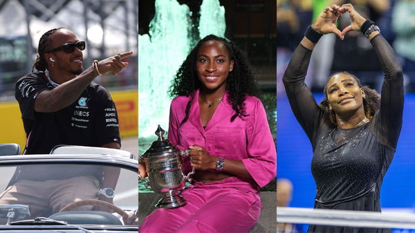 Lewis Hamilton, Coco Gauff &#038; Serena Williams