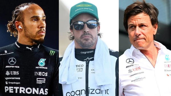 Lewis Hamilton, Fernando Alonso, Toto Wolff