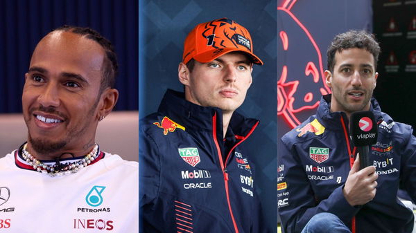 Lewis Hamilton Max Verstappen Daniel Ricciardo