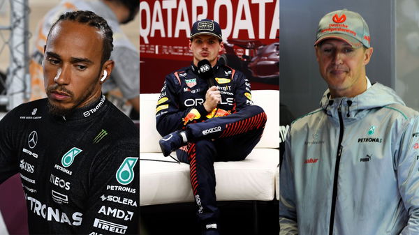 Lewis Hamilton, Max Verstappen &#038; Michael Schumacher