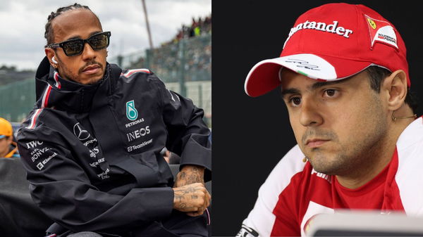 Lewis Hamilton (L) and Felipe Massa (R)