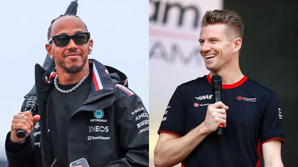 Lewis Hamilton and Nico Hulkenberg