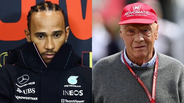 Lewis Hamilton and Niki Lauda