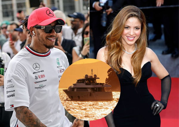 Lewis Hamilton and Shakira