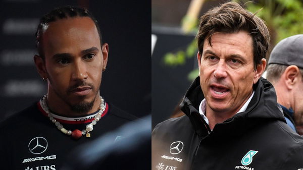 Lewis Hamilton and Toto Wolff