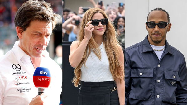 Lewis Hamilton shakira Toto Wolff