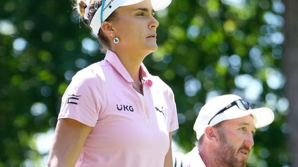 Lexi Thompson Mark Wallington Caddie