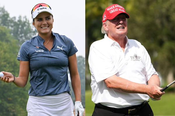 Lexi Thompson and Donald Trump