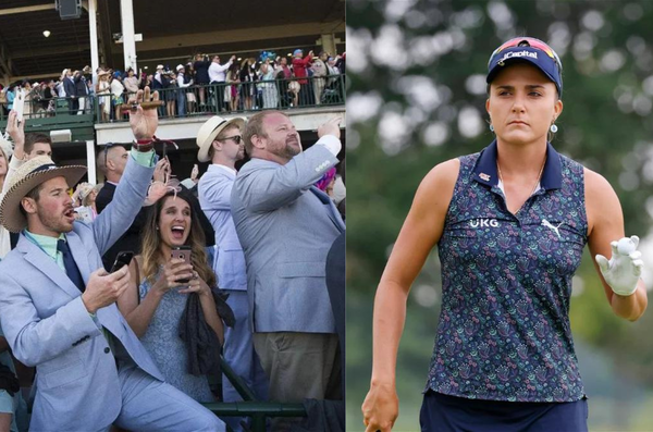 Lexi Thompson and Fans collage