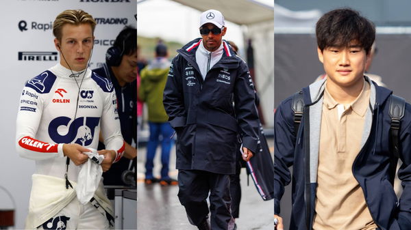 Liam Lawson, Lewis Hamilton &#038; Yuki Tsunoda