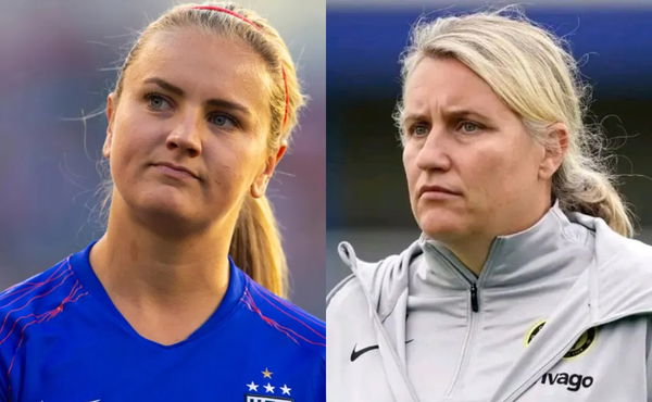 Lindsey Horan and Emma Hayes