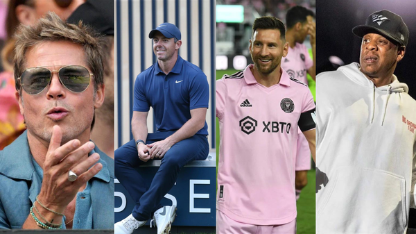 Lionel Messi Brad Pitt Rory McIlroy Jay-Z Collage