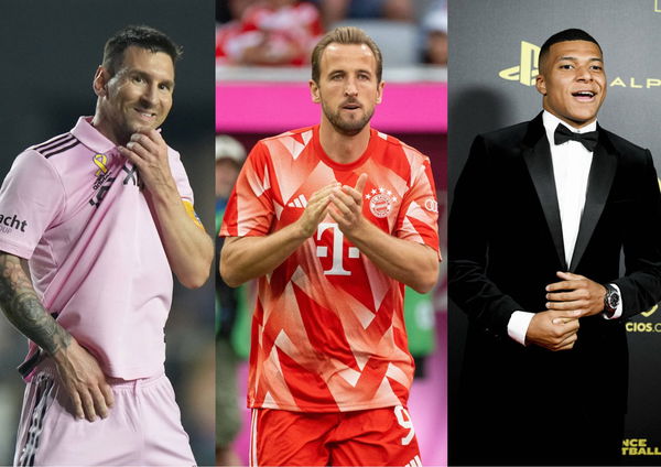 Lionel Messi Harry Kane and Kylian Mbappe