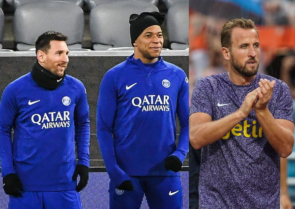 Lionel Messi Kylian Mbappe and Harry Kane