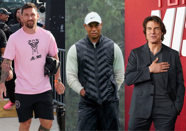 Lionel Messi Tiger Woods and Tom Cruise