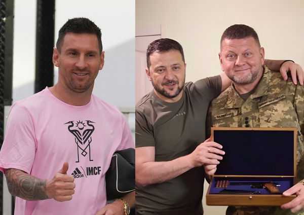 Lionel Messi Ukraine Commander Valery Zaluzhnyi