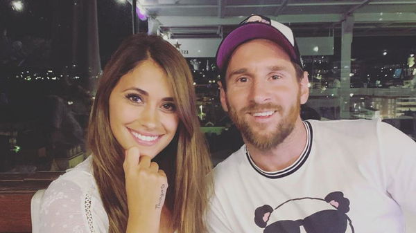 Lionel Messi and Antonela Roccuzzo