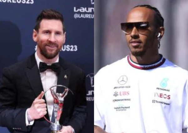 Lionel Messi and Lewis Hamilton