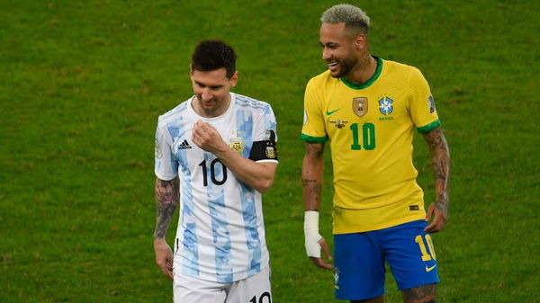 Lionel Messi and Neymar Jr