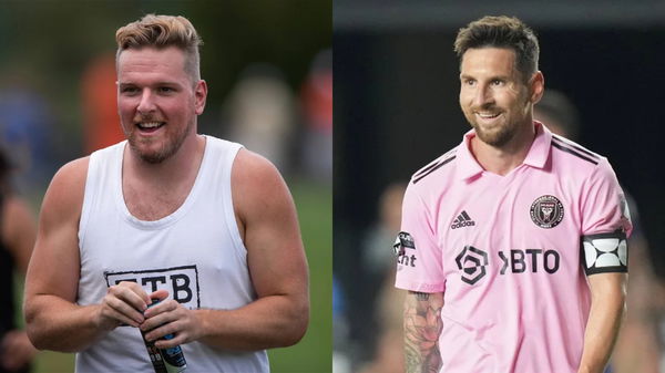 Lionel Messi and Pat McAfee