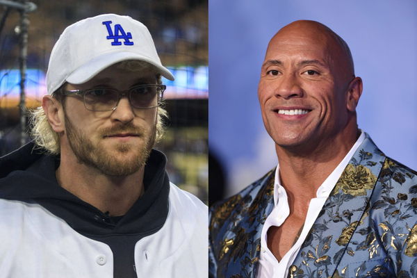 Logan Paul and Dwayne Johnson